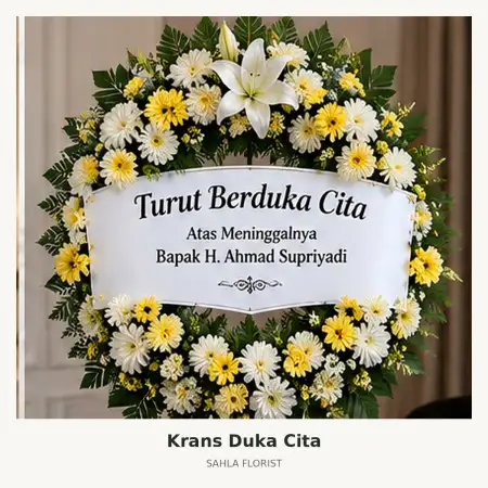 Krans Bunga Duka Pesantren